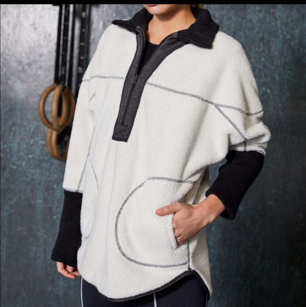 Free People Mountain Dreaming Reversible Fleece